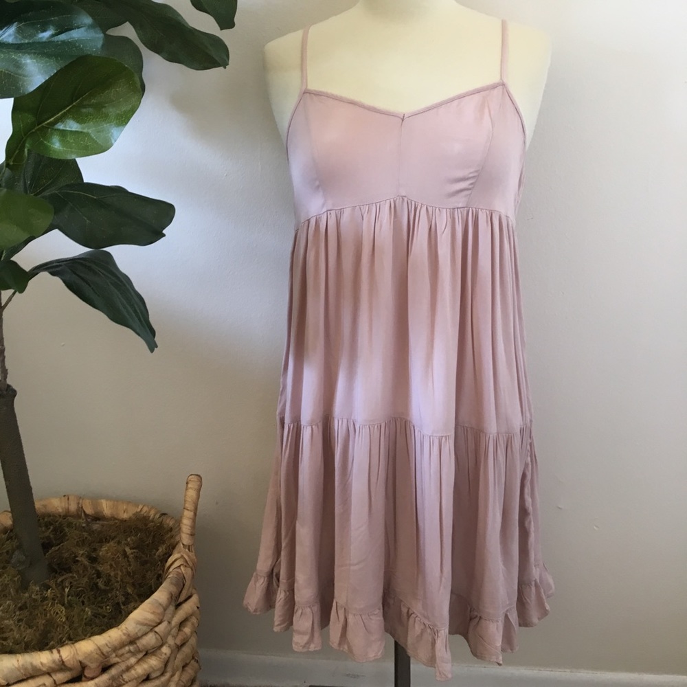American Eagle rose pink sundress